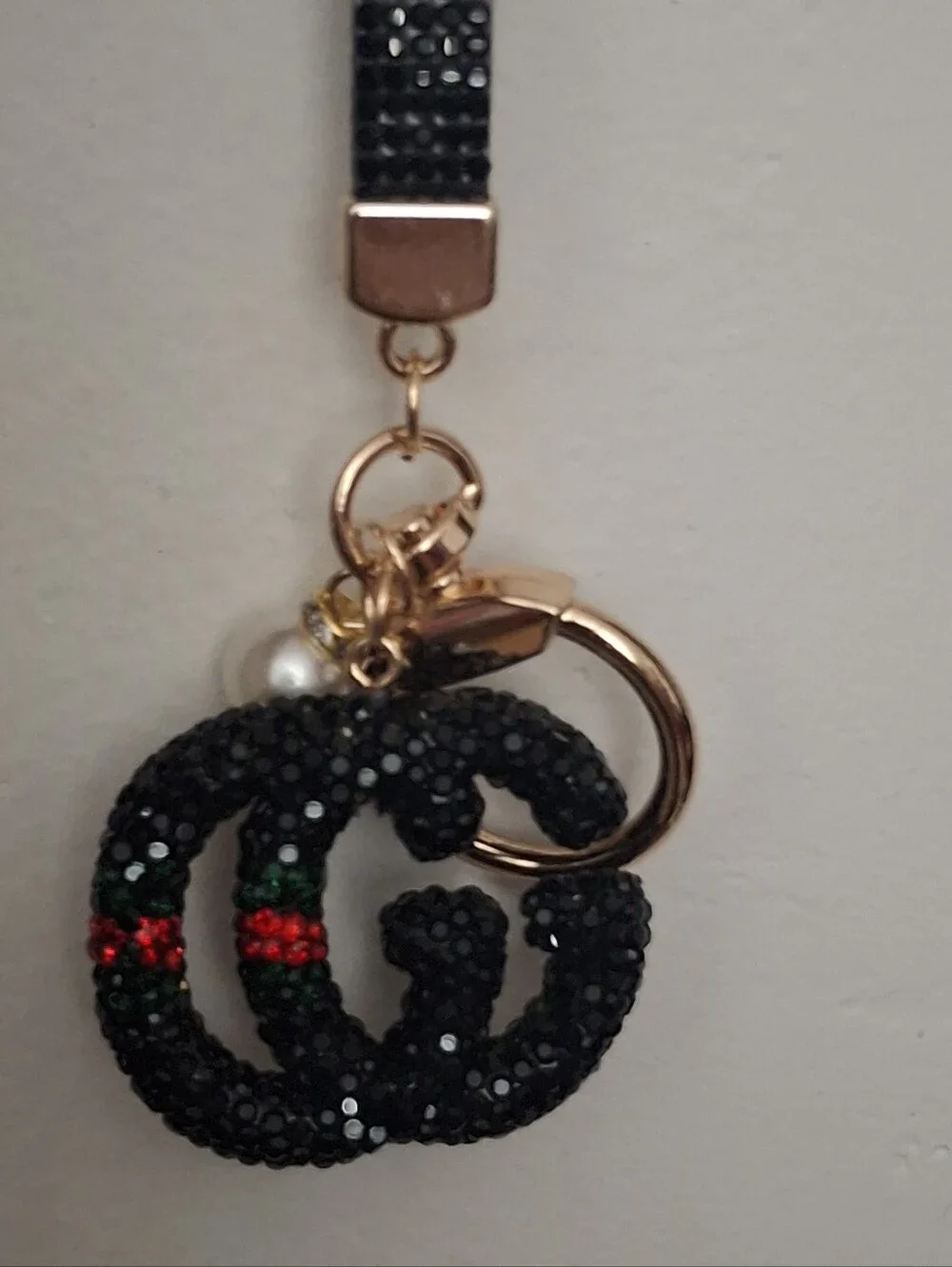 Luxurious Designer Inspired Keychain Bag Charm